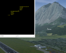Screenshot showing HLA prototype at LOWI