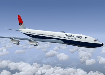 British Airways livery for the Boeing 707