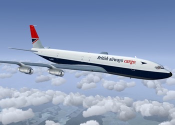 British Airways Cargo livery for the Boeing 707
