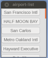 airport-list widget re-implemented using Canvas ScrollArea and Buttons arranged in a VBox layout