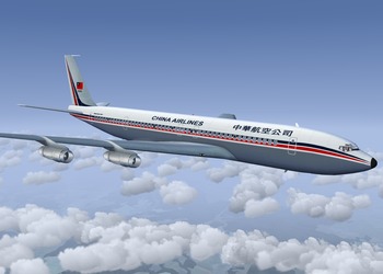 China Airlines livery for the Boeing 707