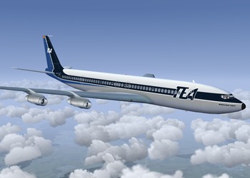 Trans European Airways livery for the Boeing 707
