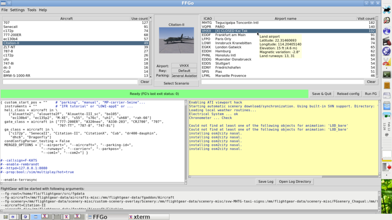 File:FFGo 1.10.0 - Main window, showing aircrafts use counts and airports visit counts.png