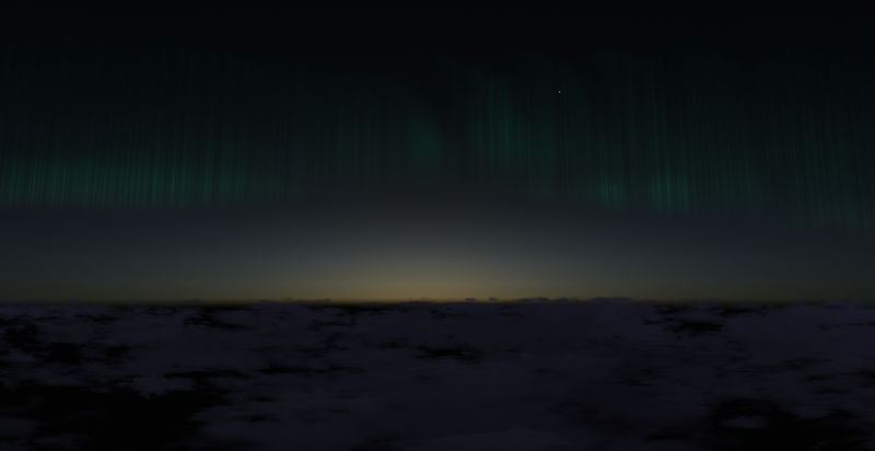 File:Aurora with low sun.jpg
