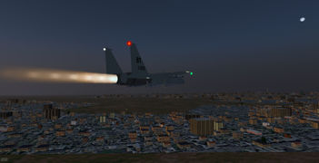 F 15C dawn single engine flameout afterburner departure