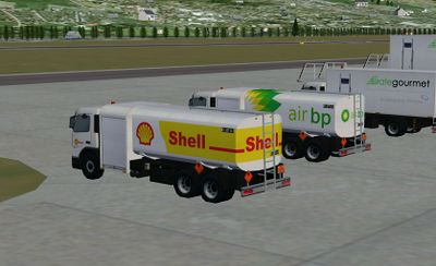 Short version of the Volvo-FM airport fuel truck