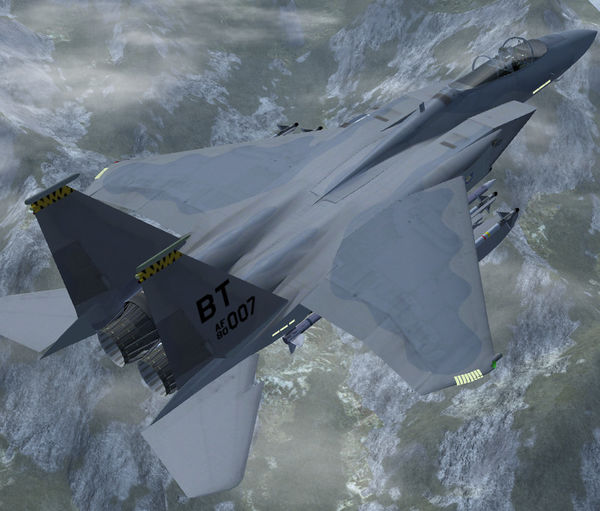 F-15C Over the Alps (with updated livery)