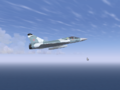 The Mirage 2000 in high alpha