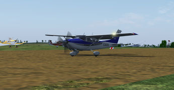 Cessna 182S mit selbstgewählter Kennung bei Siegerland / Deutschland