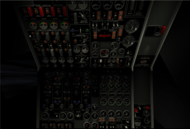 The 707-420/430 engineering panel