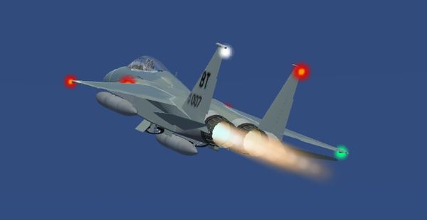 Richard Harrison's new F-15 Eagle with the new afterburner effect
