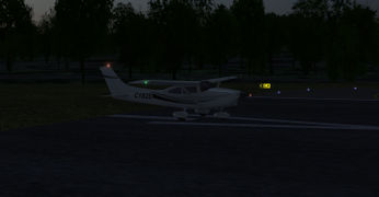 Default livery at night