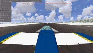 Tailcam view of the RV-6A