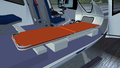 EC130 cabin configuration (EMS) with stretcher