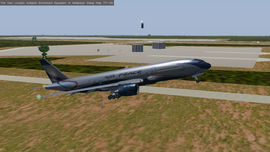 Air Peace 777 taking off from DNMM