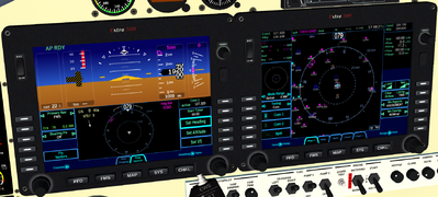 the most complex and most impressive Canvas-based MFD instrument we have in FlightGear is the Avidyne Entegra R9