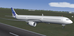 A350-1000 in Sketchup