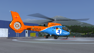 H130 of Flight For Life Colorado on Heliport of Innsbruck Hospital