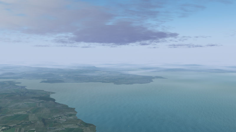File:Tidal flats at high tide in Morecambe Bay in England (Flightgear 2020.x) 05.jpg