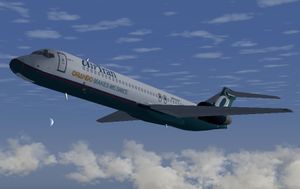 The Boeing 717 in the AirTran Airways livery