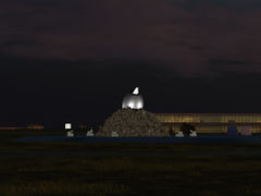 The Jet Nest sculpture at Keflavik International Airport (BIKF) in Iceland (Flightgear 2020.x) 1024 04.jpg