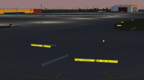 Redesigned Layout: Taxiway T - new ground textures