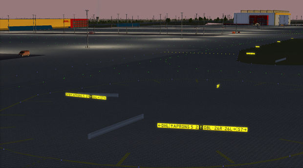 Taxiway T - new ground textures