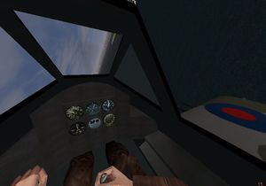 Cockpit of the MB5