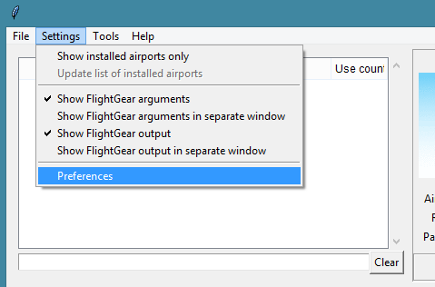 File:FFGo - Opening the Preferences dialog (Windows screenshot).png