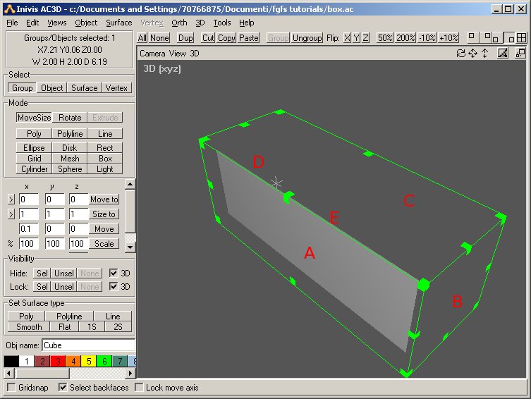 ac3d constrain to triangle