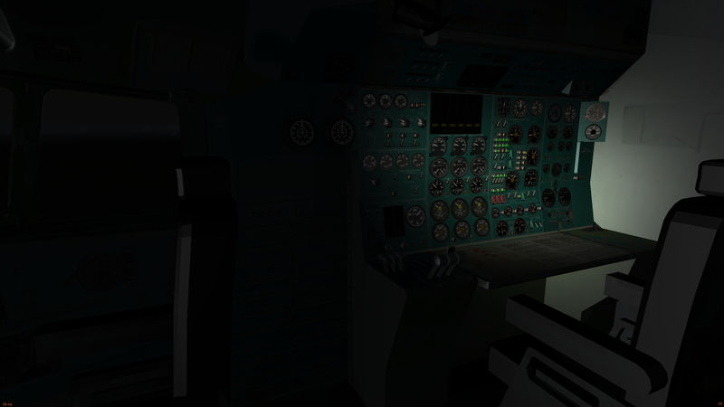 File:Tupolev Tu-154B-2 flight engineer cockpit night.jpg