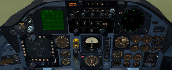 Cockpit centre panel