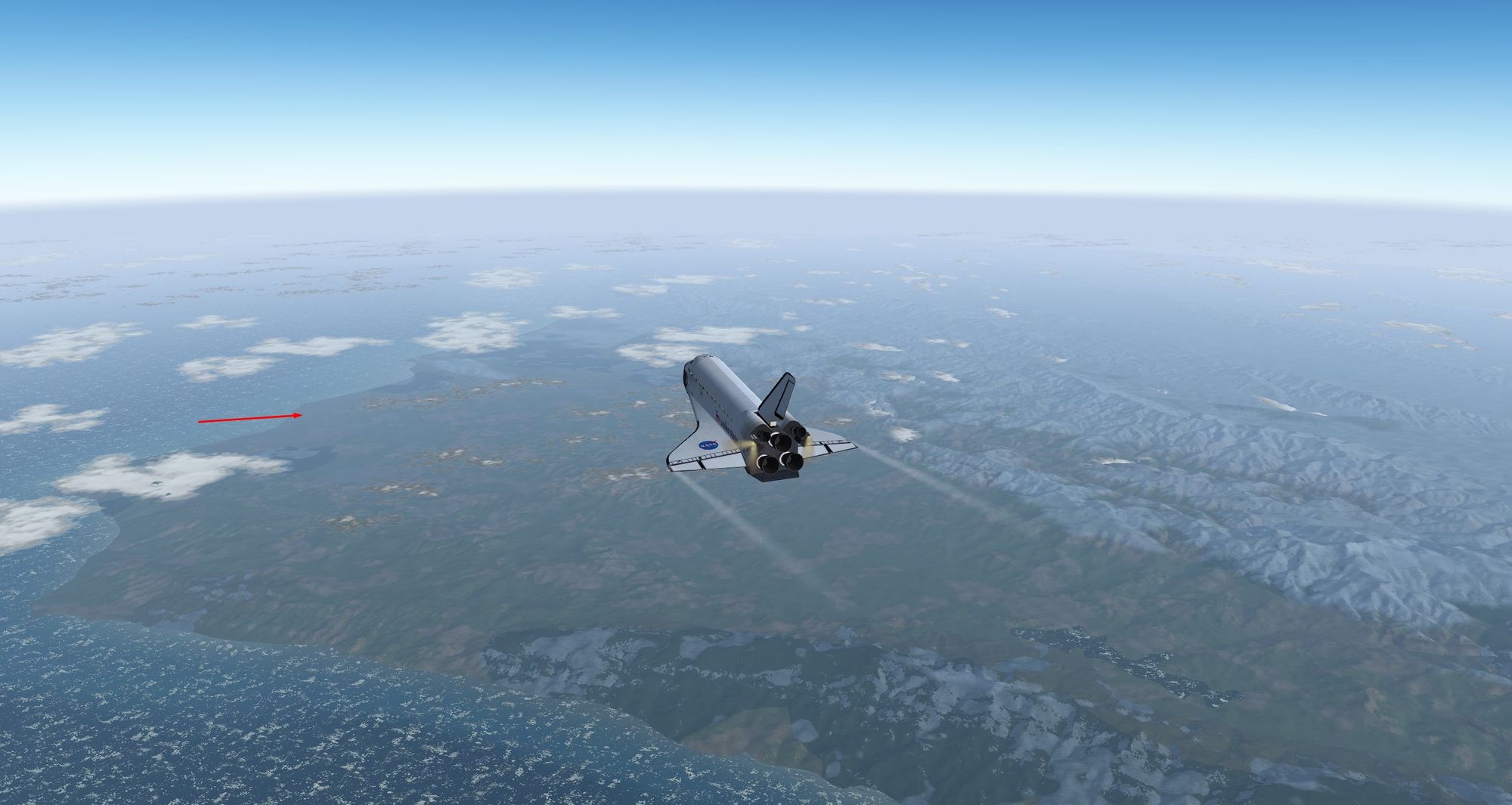 Flying the Shuttle - Final Approach - FlightGear wiki
