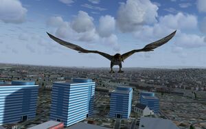 Pterosaur soaring over San Carlos, fair afternoon by @container32.jpg