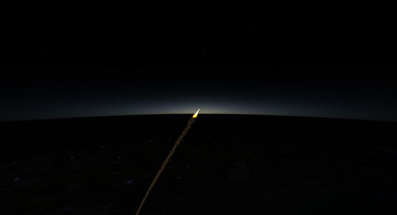 File:Night Launch sunset Cap Canaveral.jpg