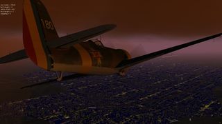 The IAR 80 at dusk