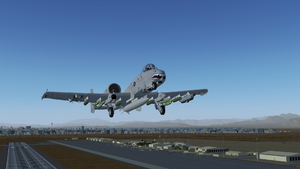 A-10 Warthog Taking off from KXTA