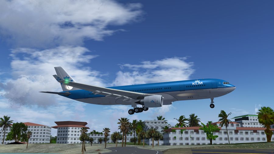 Approaching Sint Maarten