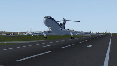 Tupolev Tu-154B-2 takeoff from EGKK.jpg