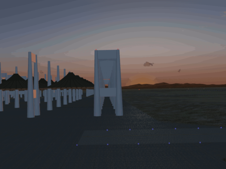 Alhajj Terminal in dawn with the ALS renderer