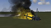 If you crash while enough fuel is on board a fire starts ...