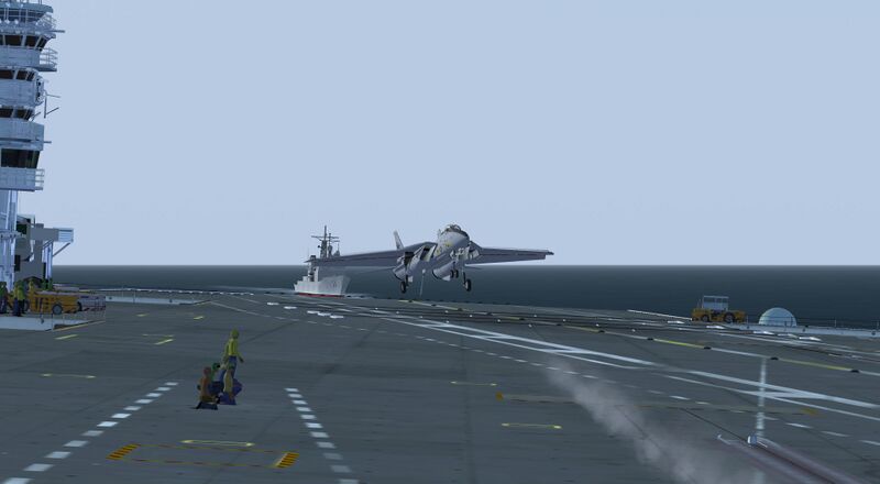 File:SOTM 2020-08 F-14 on speed, on target for a 3 wire trap (carrier landing) by Richard.jpg