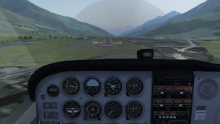 About to land