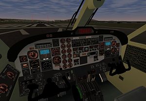 Cockpit du B1900D
