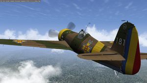The IAR 80 in its the default livery.