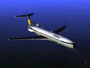 Boeing 727-230 von Lufthansa