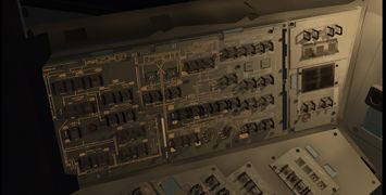 Shadows and lights on the L2 Commander panel