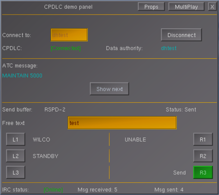 Controller-pilot Data Link Communication - Flightgear Wiki