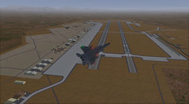 F-15C departing Nellis