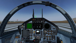 F 15C Cockpit Nellis AFB